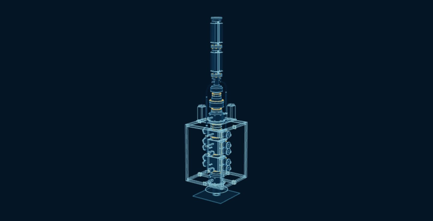 Subsea BOP Stack & Riser, blueprint drawing with the parts we make in amber