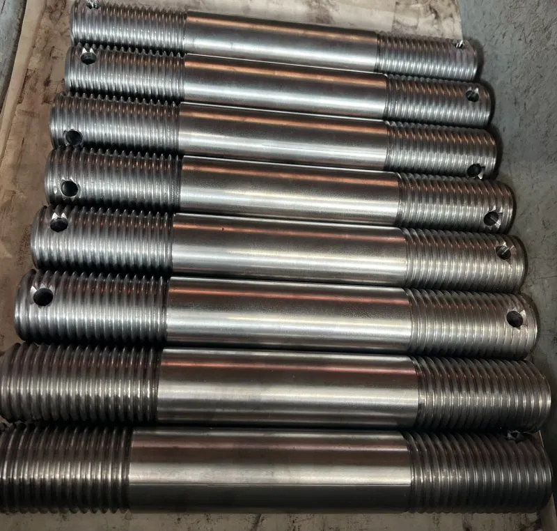 1-1/2-6 UNC-2A x 266 MM Double End Stud in ASTM A320 — machined by Innovation Fasteners, Houston