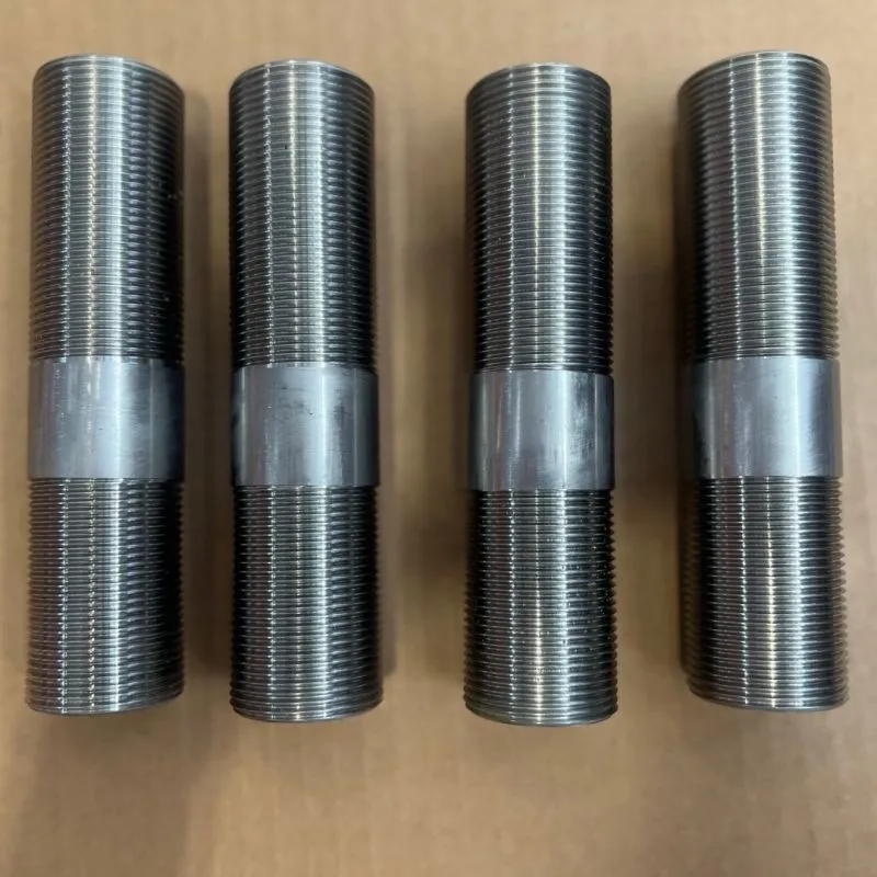 1-1/2"-12 UNF-3A/2A x 6.375" Double End Stud in 316 Stainless Steel — machined by Innovation Fasteners, Houston