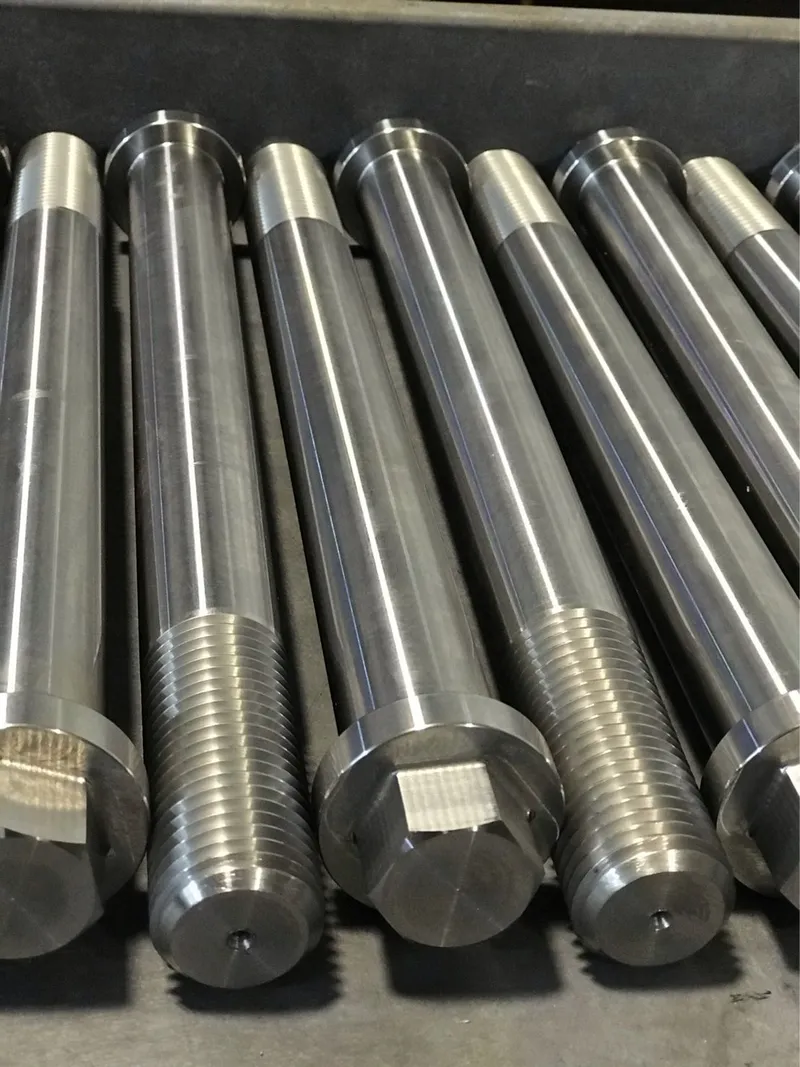 1-1/4"-8 UN x 12" Hexagon Flange Bolts in ASTM A193 B7 — machined by Innovation Fasteners, Houston (photo 3 of 3)