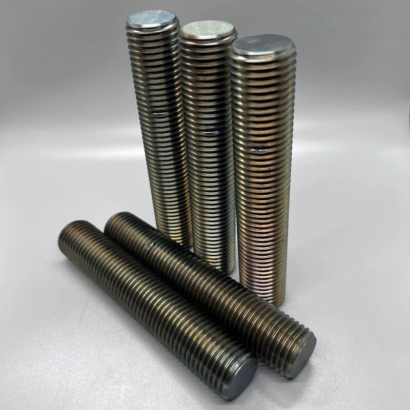 1-1/8"-8 UN-2A x 6" All Thread Studs with Deformed Thread in Inconel 718 (ASME SB637) — machined by Innovation Fasteners, Houston
