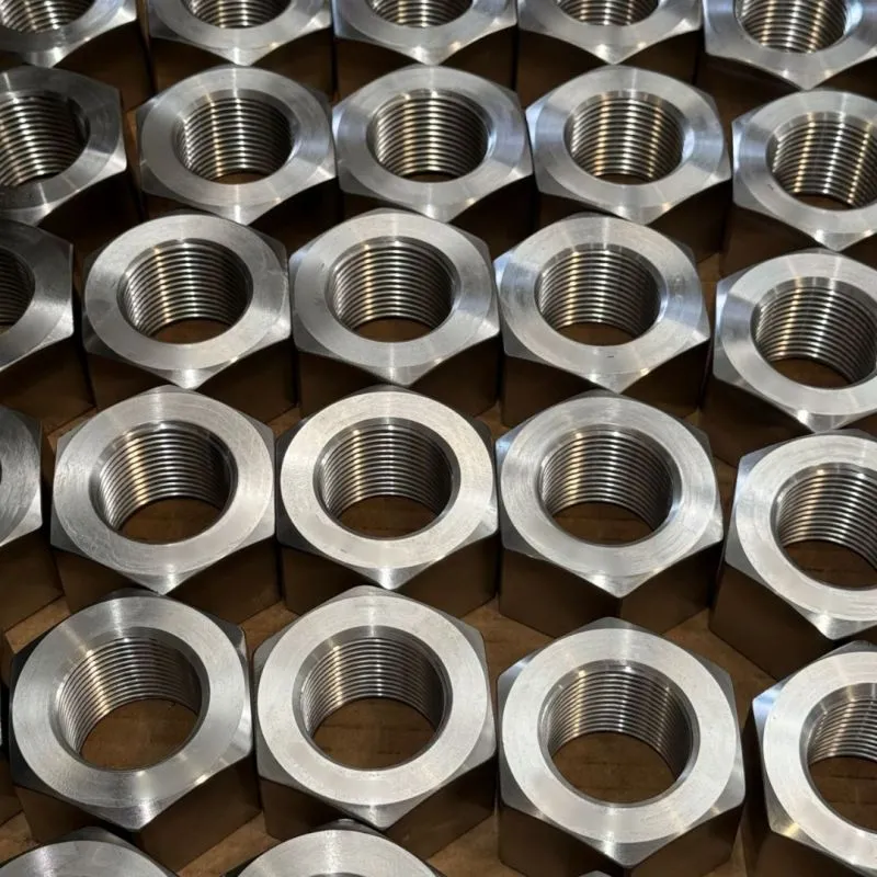 1-3/4"-8 UN Heavy Hex Nut in ASTM A194 Grade 8S — machined by Innovation Fasteners, Houston