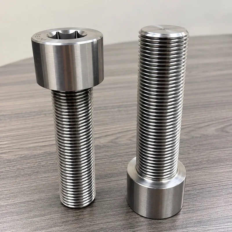 1-3/4"-8 UN-2A x 6" Socket Head Cap Screw in ASTM A193 Grade B16 — machined by Innovation Fasteners, Houston