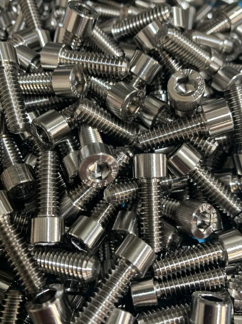 1/4"-20 UNC-3A x 3/4" Socket Head Cap Screws in Monel K500 (ASTM F468) — machined by Innovation Fasteners, Houston