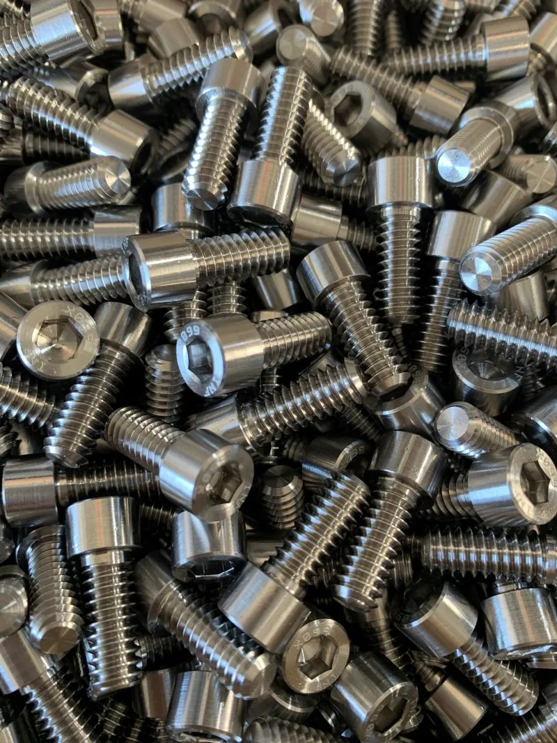 1/4"-20 UNC-3A x 5/8" Socket Head Cap Screw in A286 — machined by Innovation Fasteners, Houston