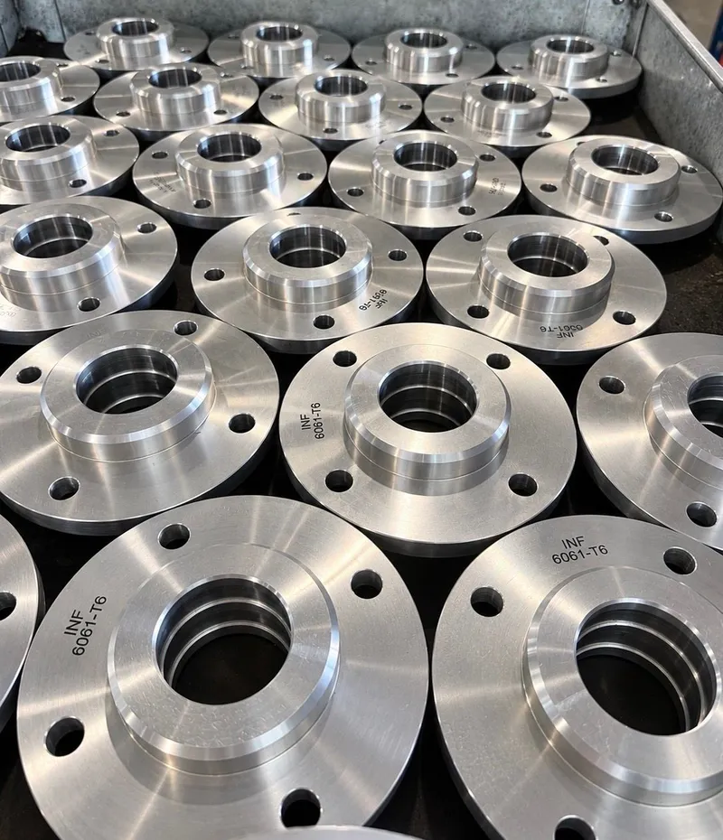 1.680" ID x 5.00" OD x 1.50" THK Special Machined Housing in Aluminum 6061-T6511 — machined by Innovation Fasteners, Houston