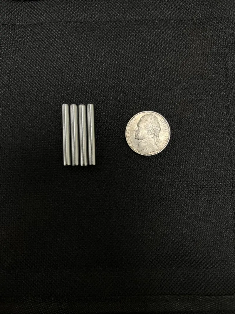 .156" x 1.12" Dowel Pin in ASTM A193 B7 — machined by Innovation Fasteners, Houston