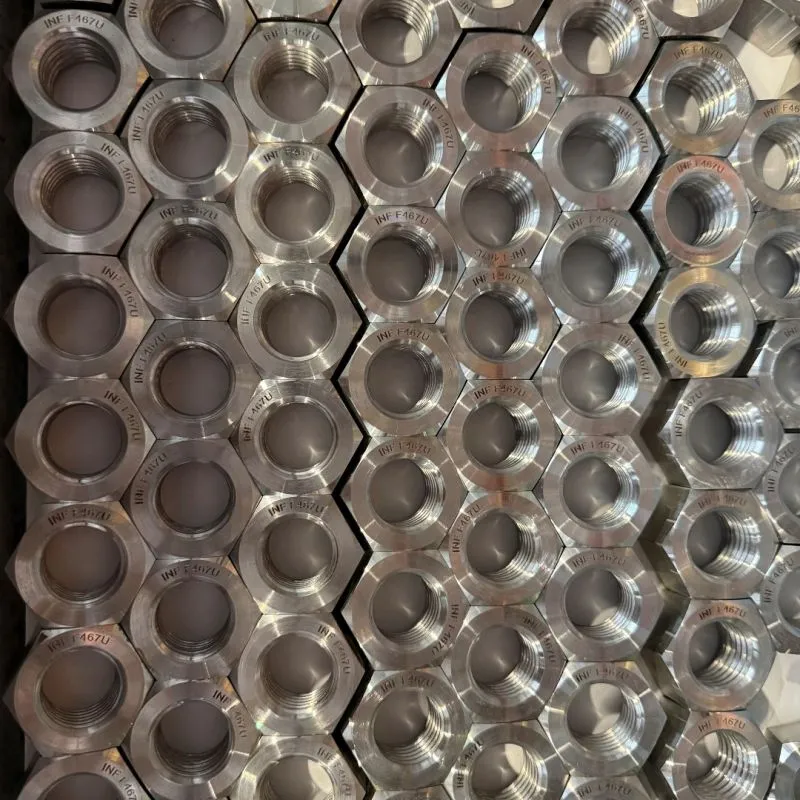 1"-8 UN-2B Finished Hex Nut in Monel 400 — machined by Innovation Fasteners, Houston