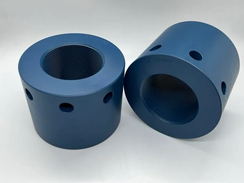2-1/2"-12 UN-2B Round Nut in 4140, quenched and tempered — machined by Innovation Fasteners, Houston