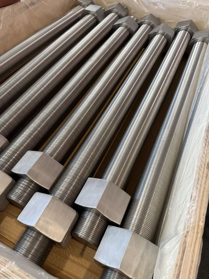 2-3/4" - 8 UN x 39-3/8" Fully Threaded Stud Bolt in ASTM A193 Grade B8M Class 2B — machined by Innovation Fasteners, Houston (photo 2 of 2)