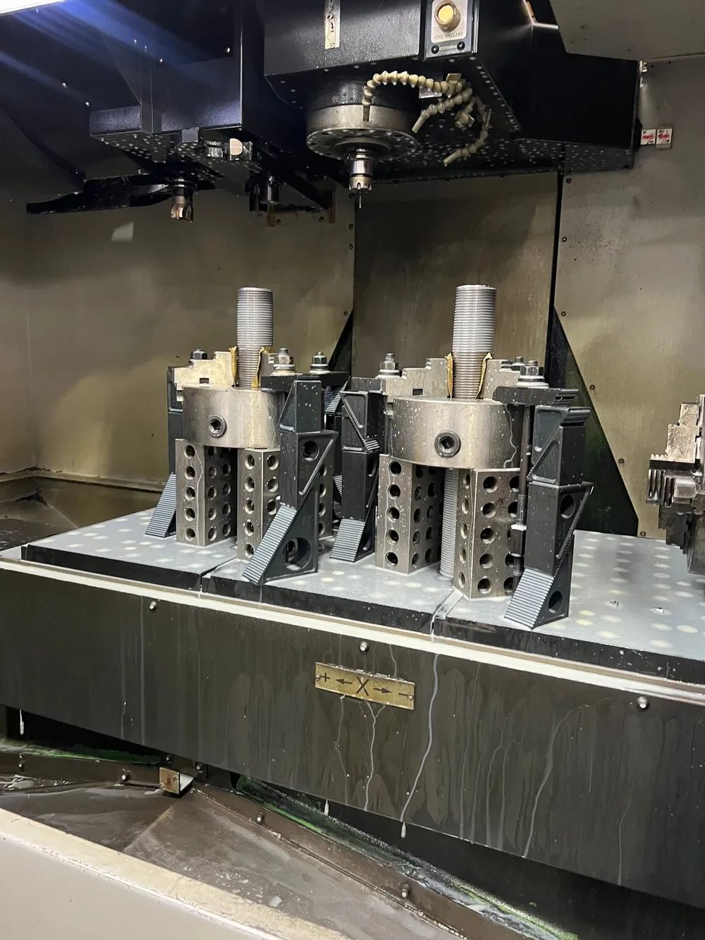 2"-8 UNR-2A x 14-1/4" All Thread Studs with Hex Drive in ASTM A193 B16 — machined by Innovation Fasteners, Houston