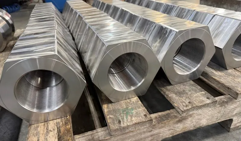 3-1/2"-8 UN-2B Heavy Hex Nut in SA-540 Gr B23 Class 2 — machined by Innovation Fasteners, Houston