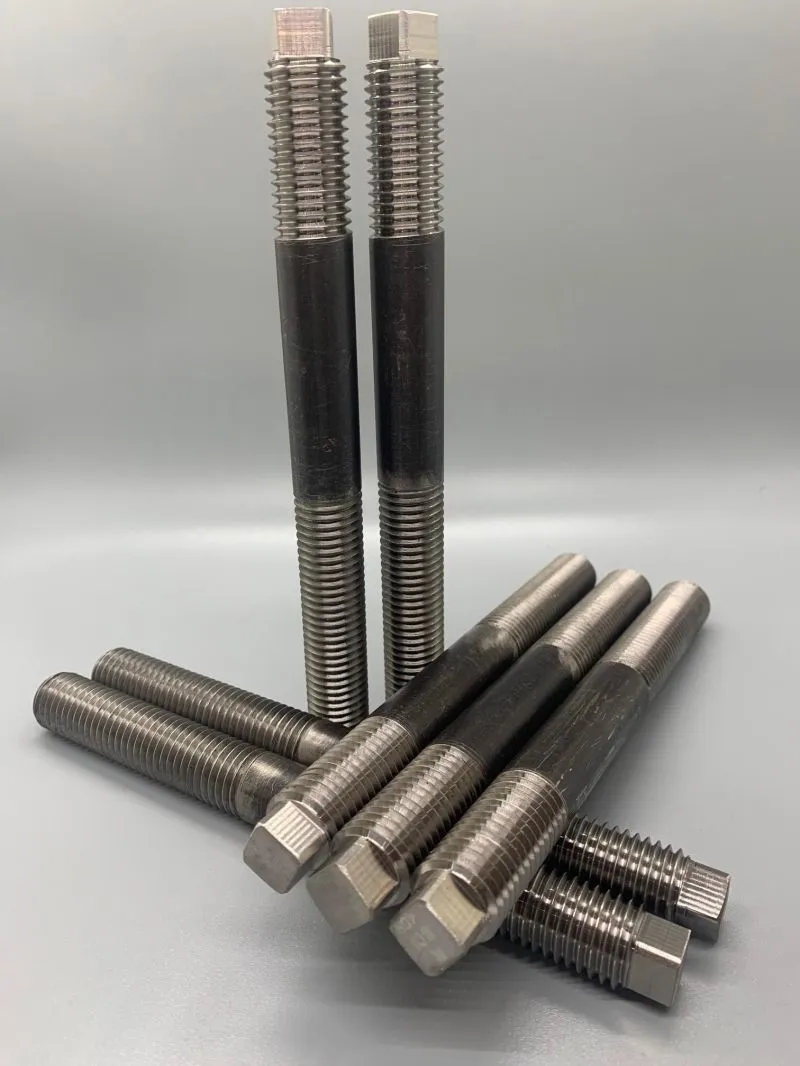 3/4"-10 UNC-2A x 7-3/4" Double End Stud in Monel 400 (QQ-N-281D Class A) — machined by Innovation Fasteners, Houston