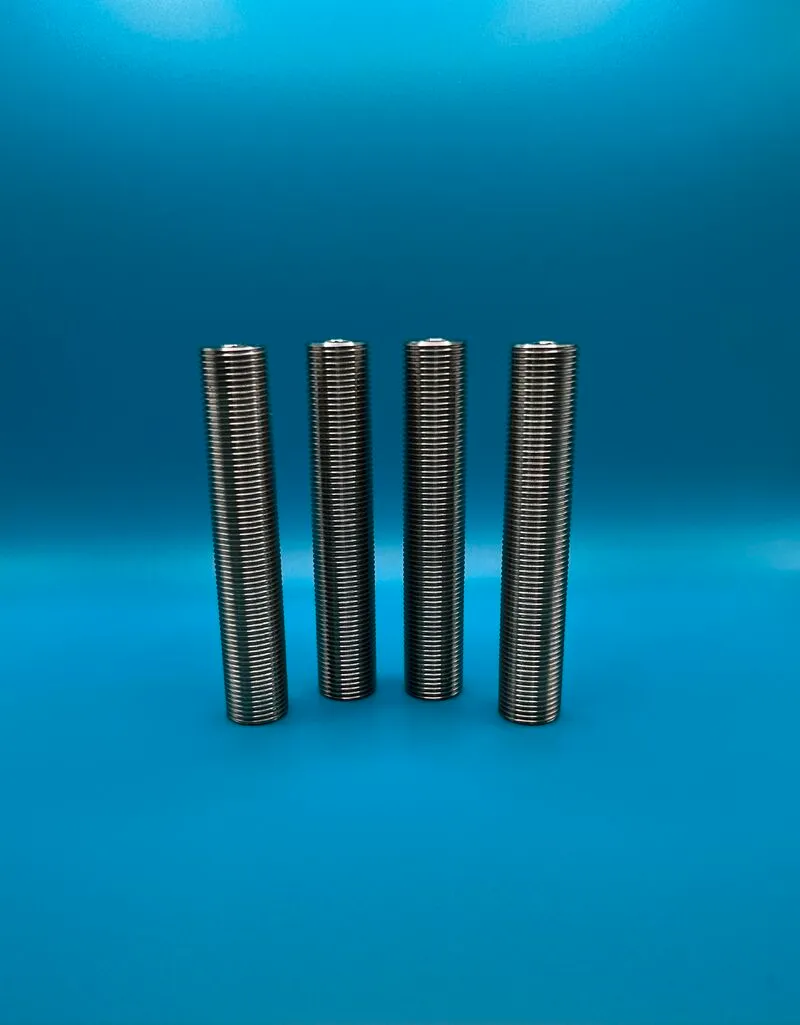 3/4"-16 UNF-2A x 4-1/4" Full Thread Stud with Broached Internal Hex Drive in Inconel 718 (UNS N07718) — machined by Innovation Fasteners, Houston (photo 3 of 3)