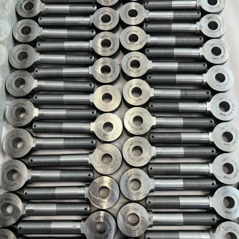 3/4"-16 UNF-2A x 4.50" Custom Eye Bolt in ASTM A668 — machined by Innovation Fasteners, Houston