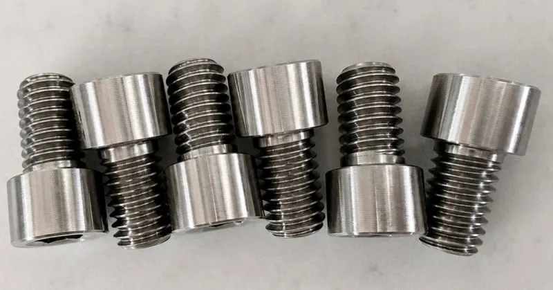 3/8"-16 UNC-3A x 5/8" Socket Head Cap Screw in ASTM A320 Grade B8M Class 2 — machined by Innovation Fasteners, Houston