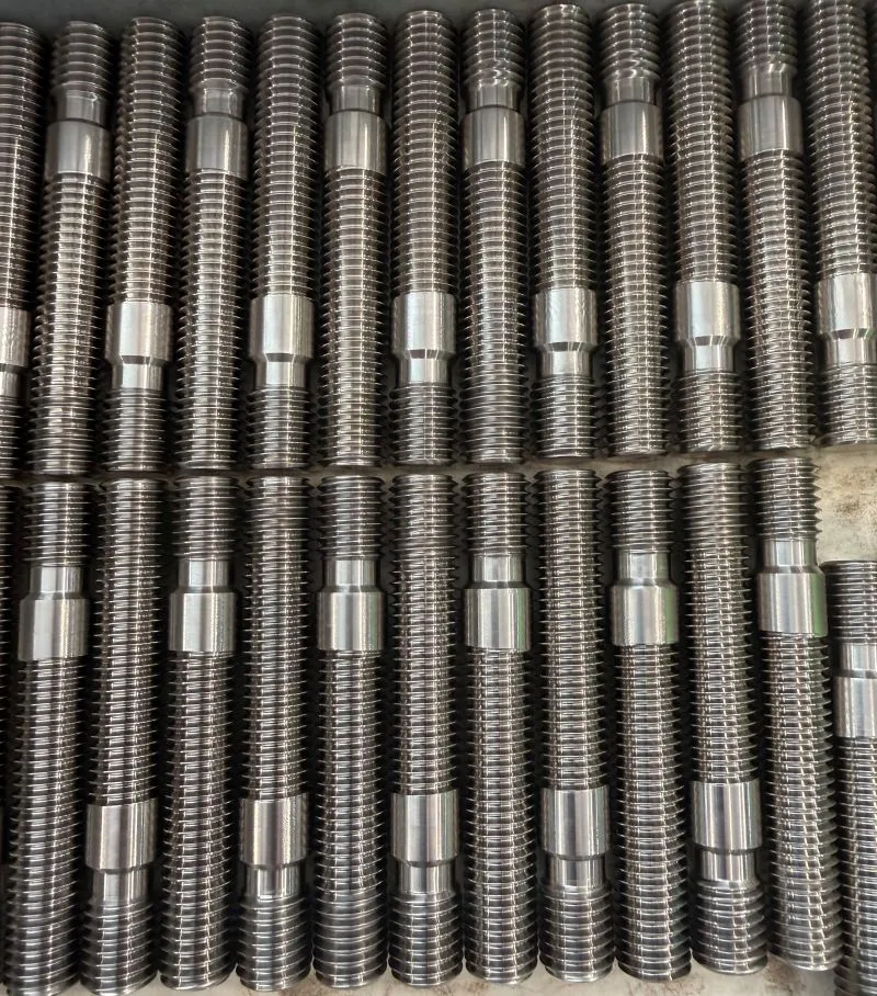 5/8"-11 UNC-2A x 4.12" (+/-.02") Stud in Monel K500 — machined by Innovation Fasteners, Houston