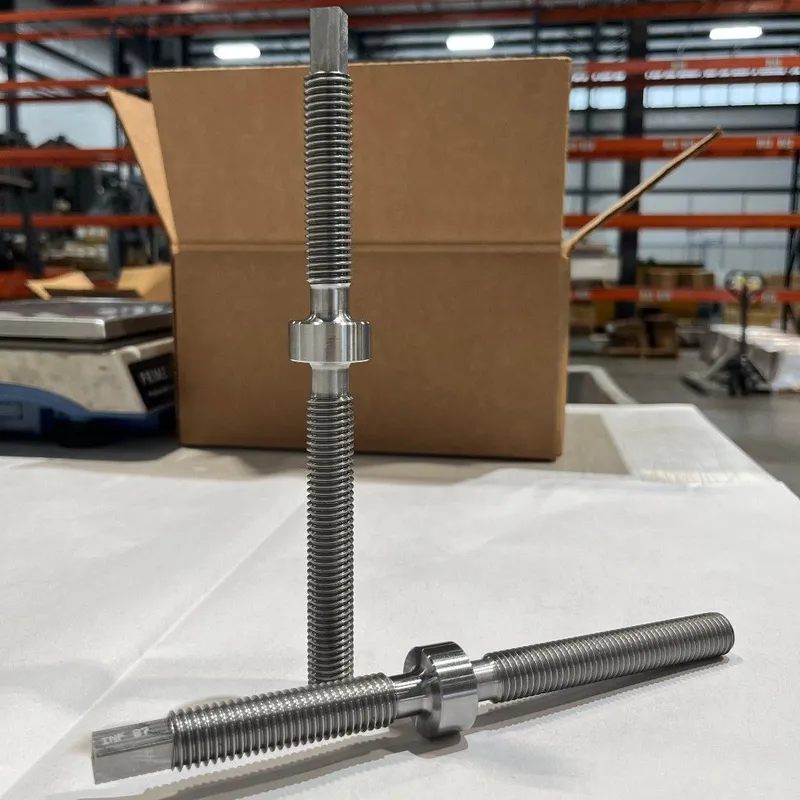5/8"-11 UNC-2A x 8-3/4" Collar Studs in ASTM A193 B7 — machined by Innovation Fasteners, Houston