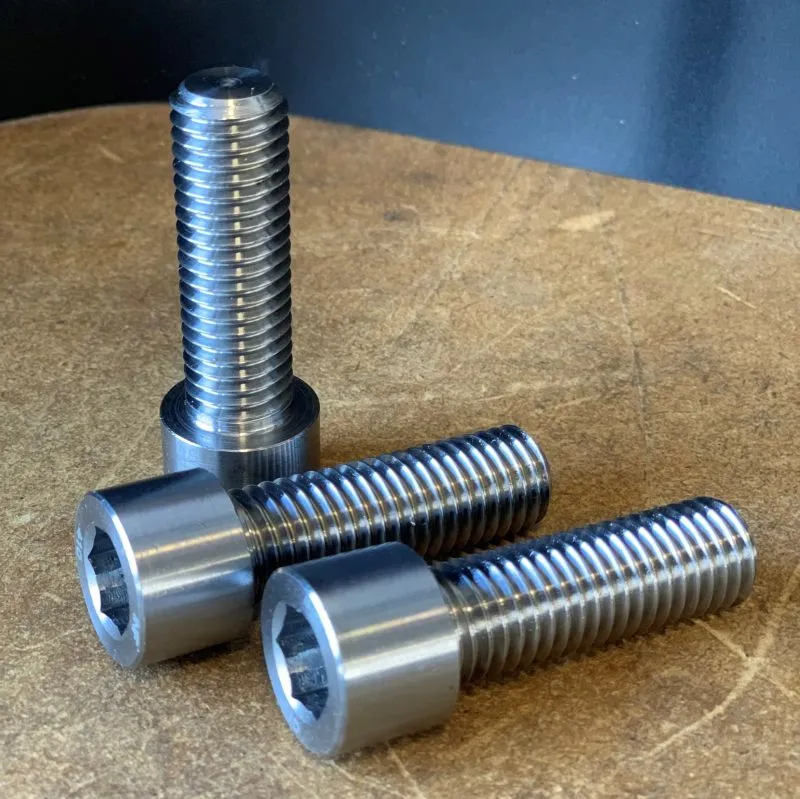 5/8"-11 UNC-3A x 2" Socket Head Cap Screw, Fully Threaded in AISI 410 stainless steel — machined by Innovation Fasteners, Houston