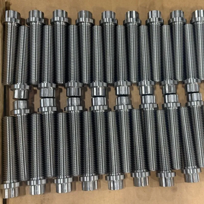 7/8-9 UNC-2A x 4-1/8" 12-Point Flange Bolt in ASTM A193 B8M — machined by Innovation Fasteners, Houston