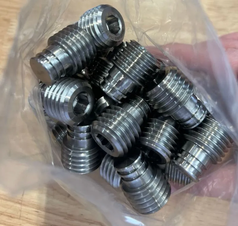 7/8"-9 UNC-2A x 1.100" Subsea Hydraulic Fitting in Nitronic 50 (ASTM A276 Condition A) — machined by Innovation Fasteners, Houston