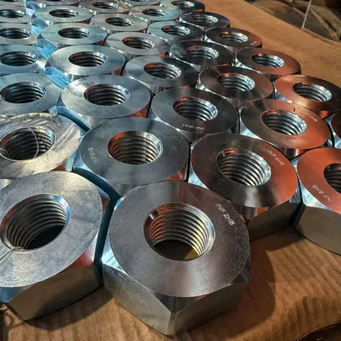 1-1/2"-6 UNC-2B x 1.375" Special Hex Nut in ASTM A194 Grade 2H — machined by Innovation Fasteners, Houston