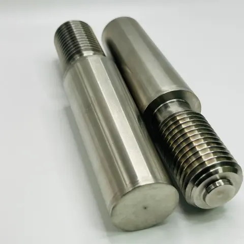 1-1/4"-7 UNC-2A x 4-1/4" Taper Pin in 316 Stainless Steel — machined by Innovation Fasteners, Houston