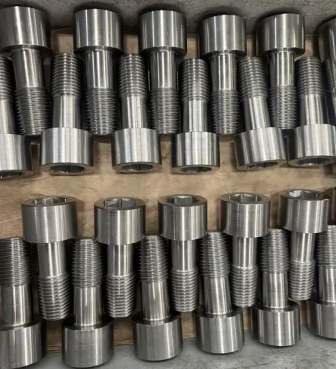 1-1/4"-8 UN-2A x 3" Socket Head Cap Screw in ASTM A193 Grade B16 — machined by Innovation Fasteners, Houston