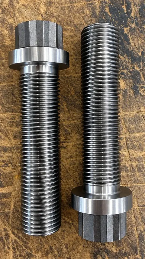 1-1/4"-8 UNC x 5" 12-Point Bolt in ASTM A193 Grade B16 Alloy Steel — machined by Innovation Fasteners, Houston