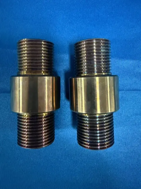 1-1/8"-12 UNF-2A x 3" OAL x .875" ID Special Male-to-Male Coupler in ASTM A564 17-4 PH (H900) — machined by Innovation Fasteners, Houston