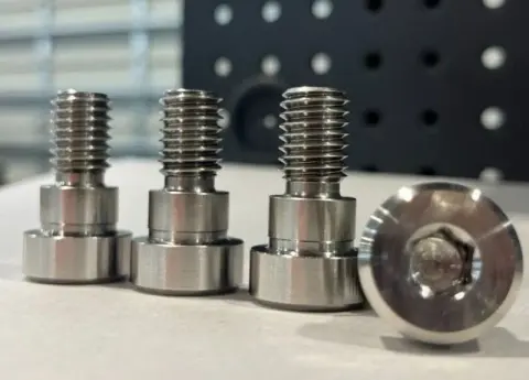 1/2-13UNC-2A x 1.50" Shoulder Bolt in Alloy 718 (AMS 5663) — machined by Innovation Fasteners, Houston