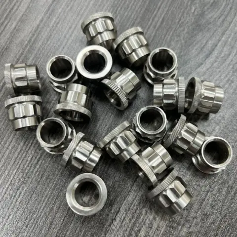 1/2" 12-Point Flange Special Lock Nut in A286 — machined by Innovation Fasteners, Houston