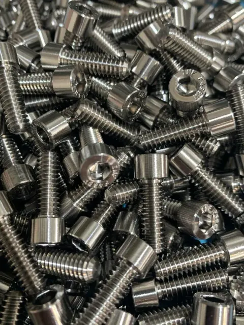 1/4"-20 UNC-3A x 3/4" Socket Head Cap Screws in Monel K500 (ASTM F468) — machined by Innovation Fasteners, Houston
