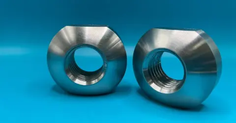 1-5/8"-6 Lift Rod Nut with Milled Flats in ASTM A194 Grade 6 (410) — machined by Innovation Fasteners, Houston