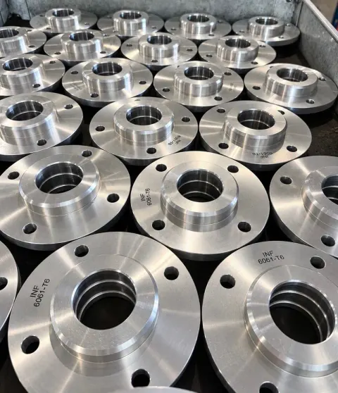 1.680" ID x 5.00" OD x 1.50" THK Special Machined Housing in Aluminum 6061-T6511 — machined by Innovation Fasteners, Houston