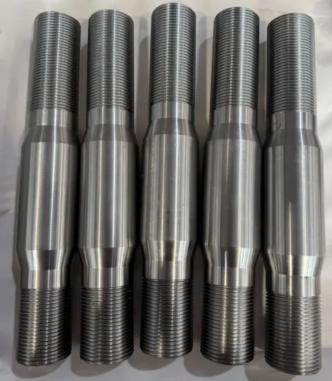 2"-8 UN-2A x 13-3/4" (+/- .03) Double End Stud in ASTM A193 B16 — machined by Innovation Fasteners, Houston