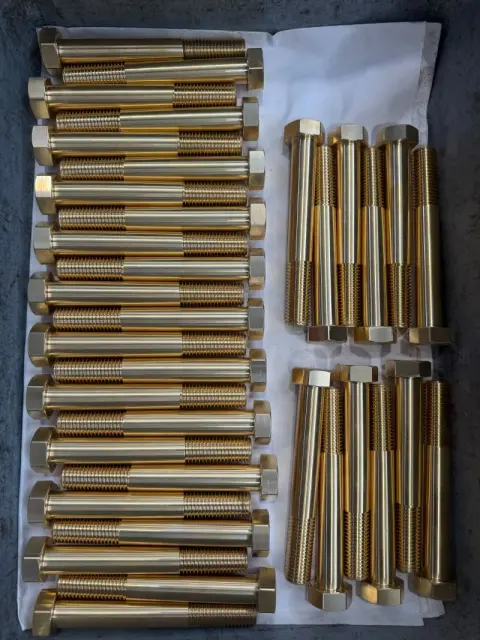 3/4"-10 UNC-2A x 5.50" Hex Cap Screw in ASTM B21 Alloy 464 — machined by Innovation Fasteners, Houston
