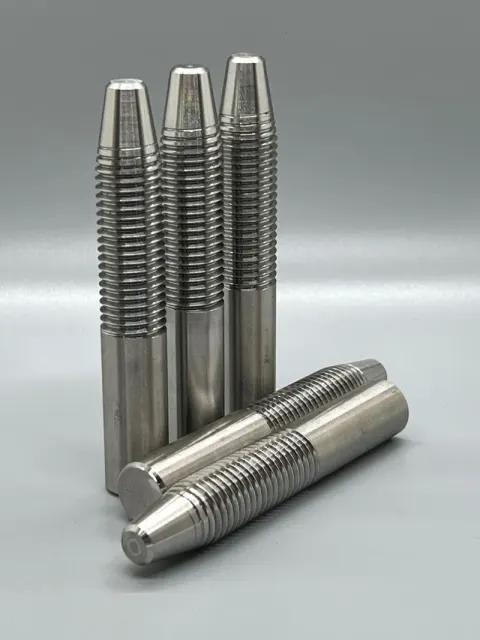 3/4"-10 UNC-2A x 6-1/4" Guide Studs in ASME SA-479 321 stainless steel — machined by Innovation Fasteners, Houston