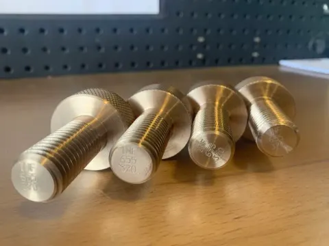 3/4"-10 UNC-3A x 3-1/8" Special Bolt in Alloy 655 (ASTM B98) — machined by Innovation Fasteners, Houston