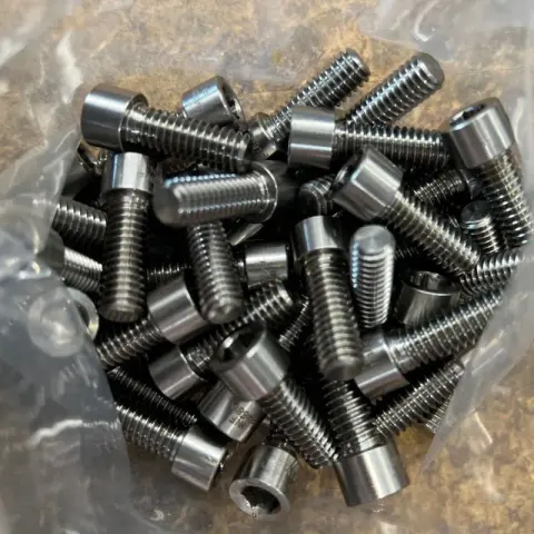 5/16-18 UNC-2A x 7/8" Socket Head Cap Screws in Monel K-500 — machined by Innovation Fasteners, Houston