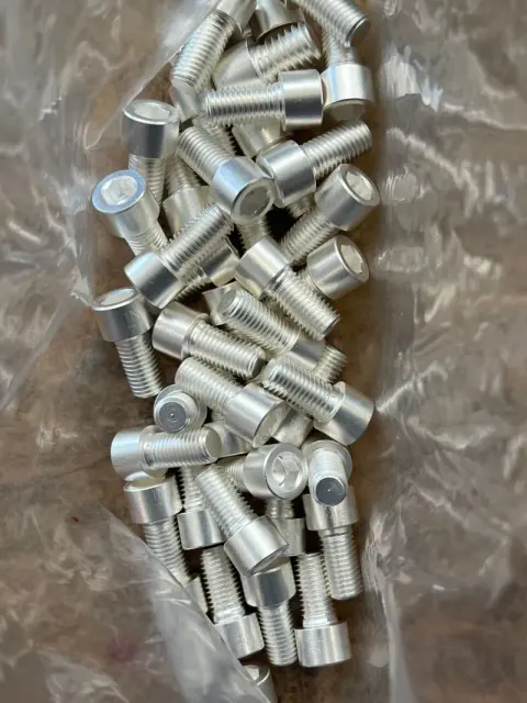 5/16"-24 UNF-3A x 5/8" Socket Head Cap Screws in Inconel 718 (ASTM B637), silver plated — machined by Innovation Fasteners, Houston