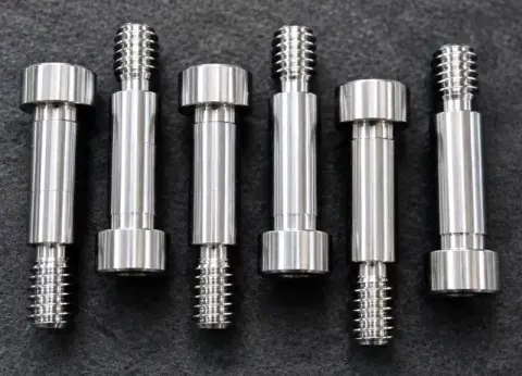 5/16" x 3/4" Socket Head Shoulder Bolt in ASTM A193 Grade B8 Class 1 — machined by Innovation Fasteners, Houston