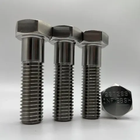 5/8"-11 UNC-2A x 2.25" Hex Head Cap Screw in ASTM A193 B8 Class 2 (304 stainless) — machined by Innovation Fasteners, Houston